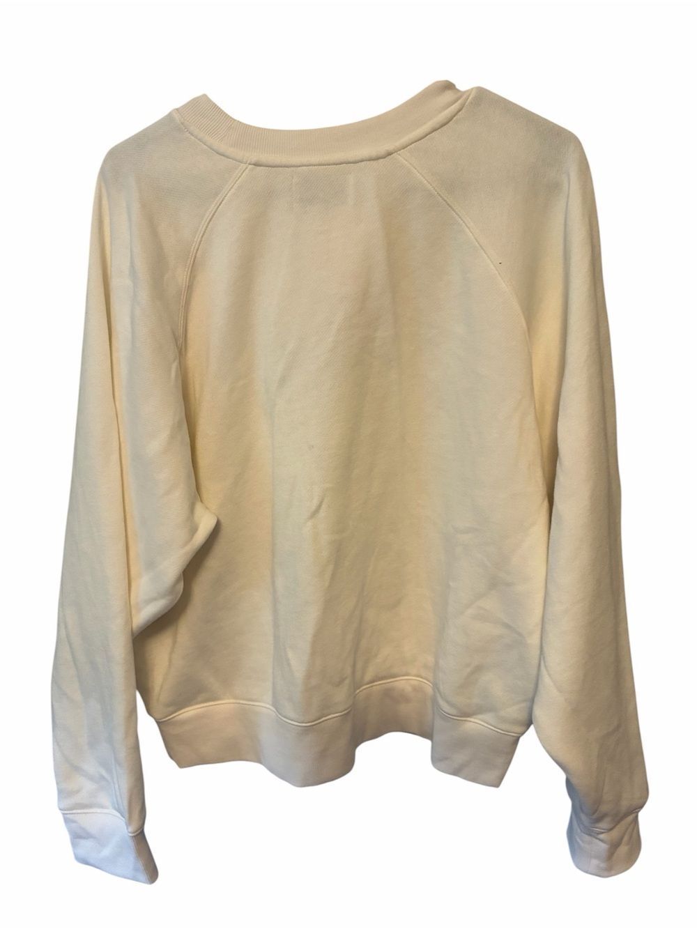 Old Navy SoComfy Sweatshirt Size Large NWOT Espresso Yourself Graphic Cream - Picture 2 of 10